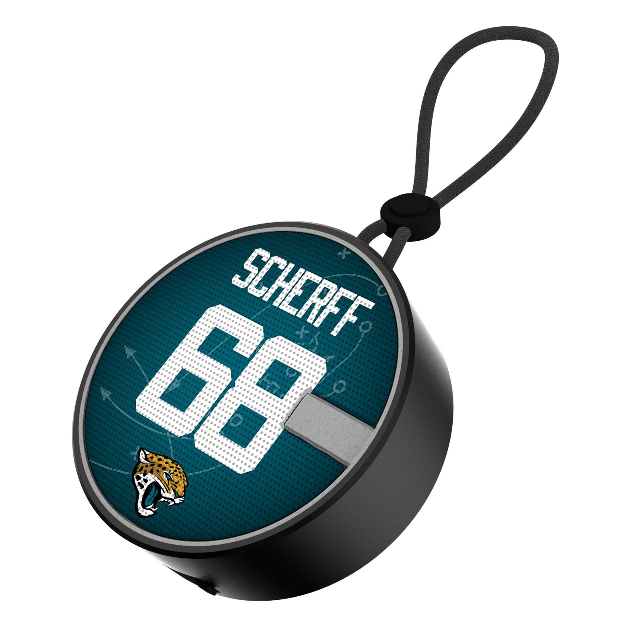 Brandon Scherff Jacksonville Jaguars 68 Ready Waterproof Speaker - Sports Gifts, Sports Memorabilia, Sports Collectibles, Fan Shop
