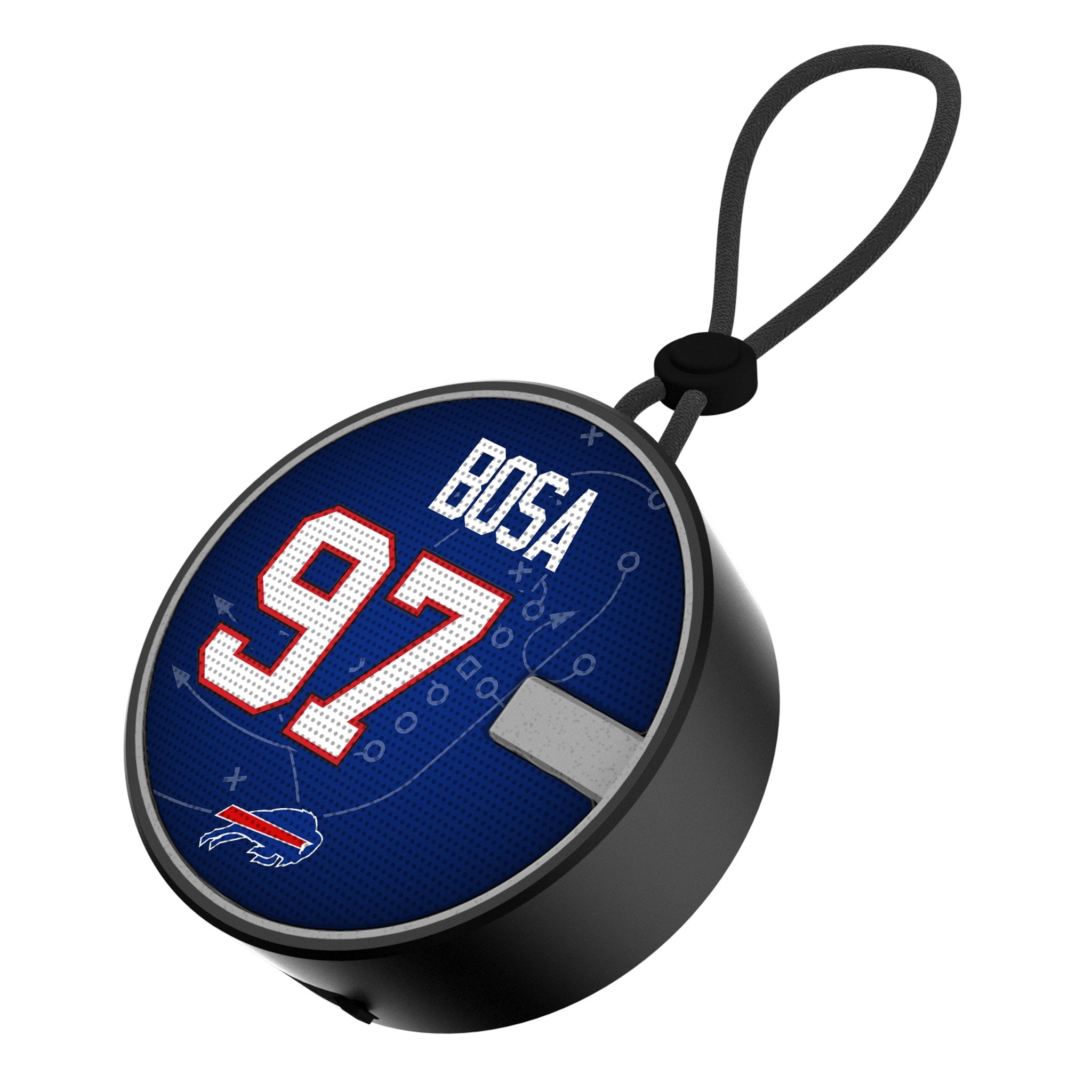 Joey Bosa Buffalo Bills 97 Game Tactic Waterproof Speaker - Sports Gifts, Sports Memorabilia, Sports Collectibles, Fan Shop