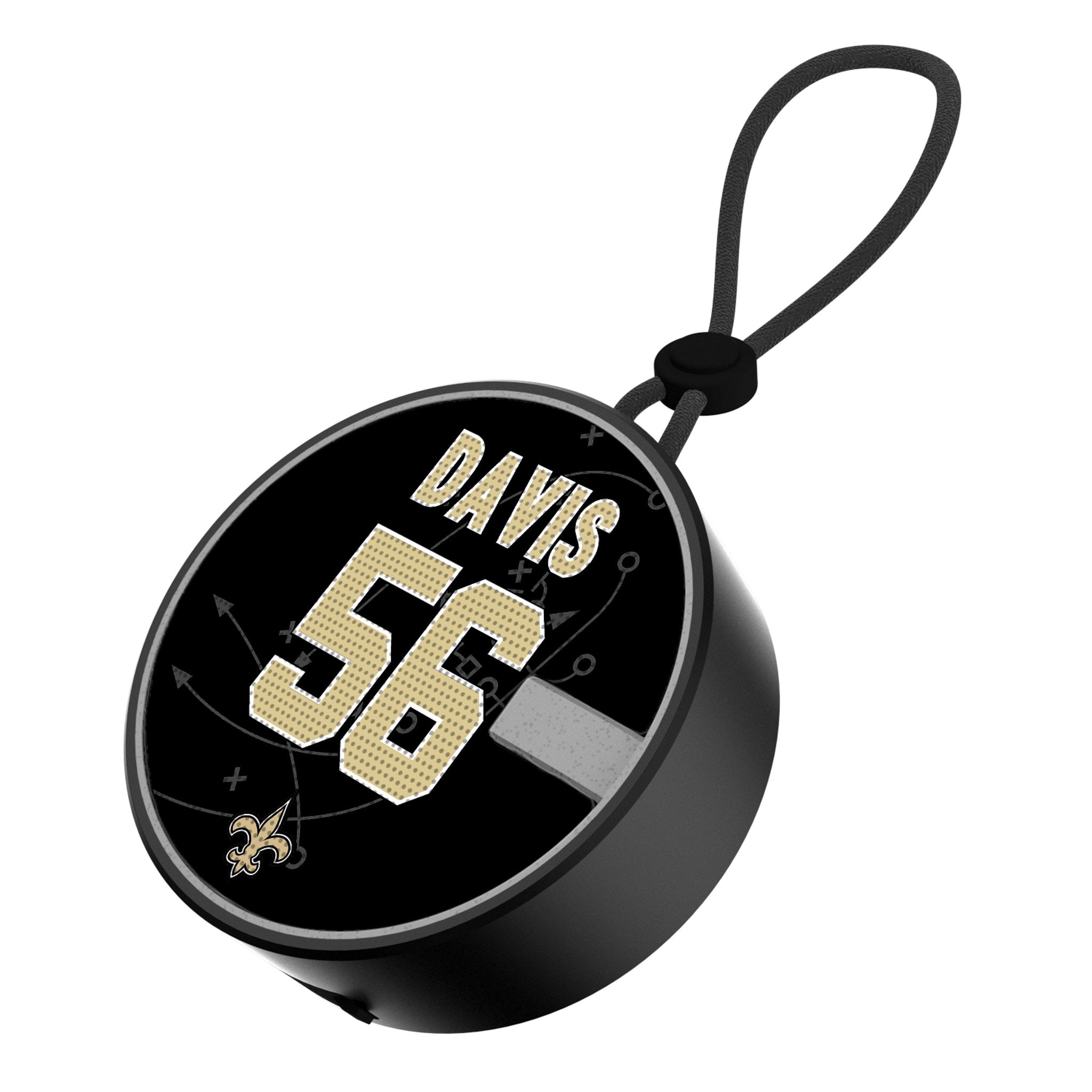 Demario Davis New Orleans Saints 56 Ready Waterproof Speaker - Sports Gifts, Sports Memorabilia, Sports Collectibles, Fan Shop