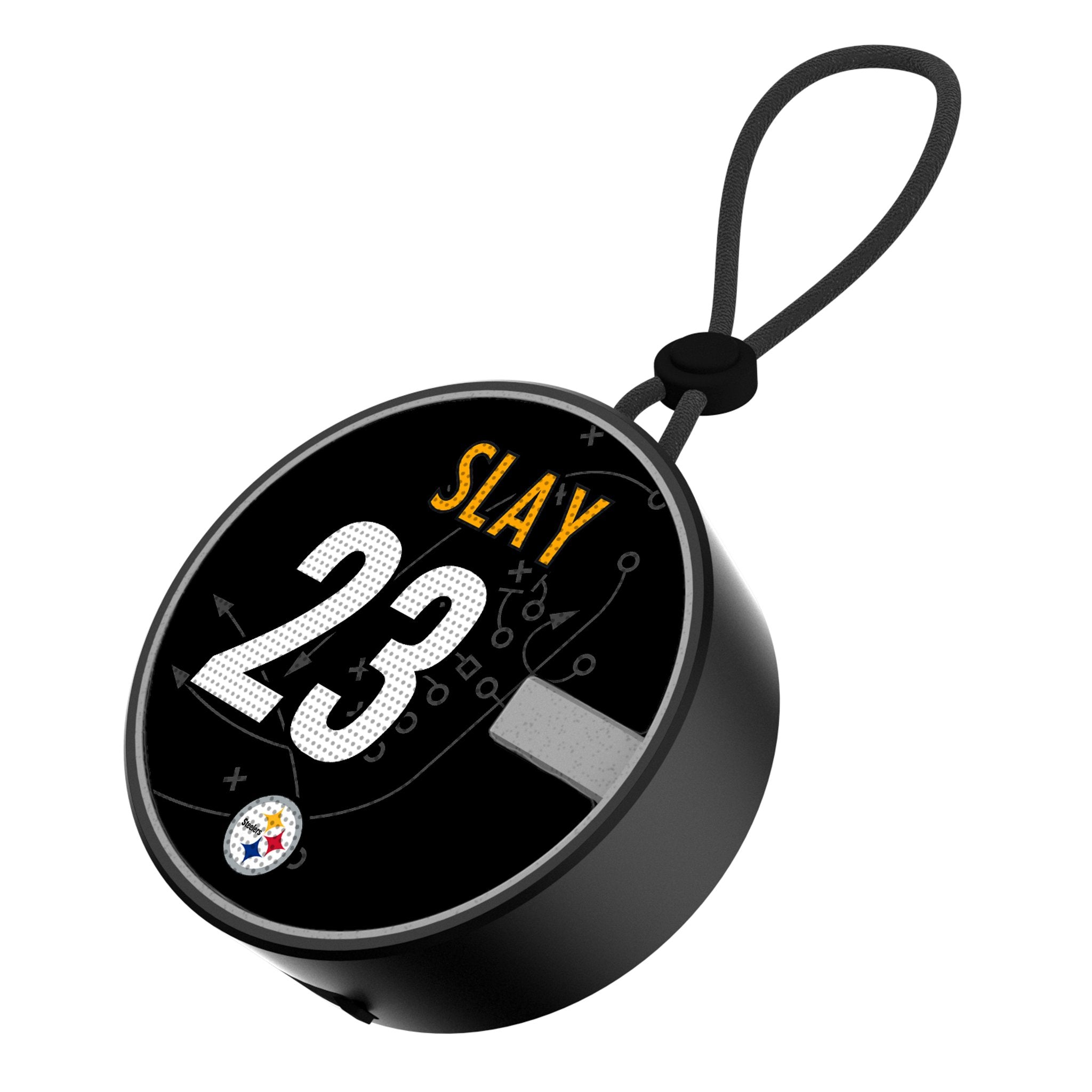 Darius Slay Pittsburgh Steelers 23 Game Tactic Waterproof Speaker - Sports Gifts, Sports Memorabilia, Sports Collectibles, Fan Shop