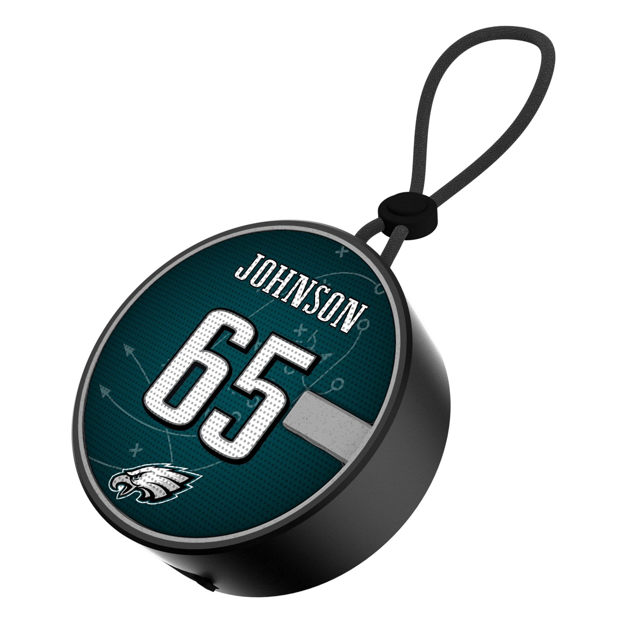 Lane Johnson Philadelphia Eagles 65 Ready Waterproof Speaker - Sports Gifts, Sports Memorabilia, Sports Collectibles, Fan Shop