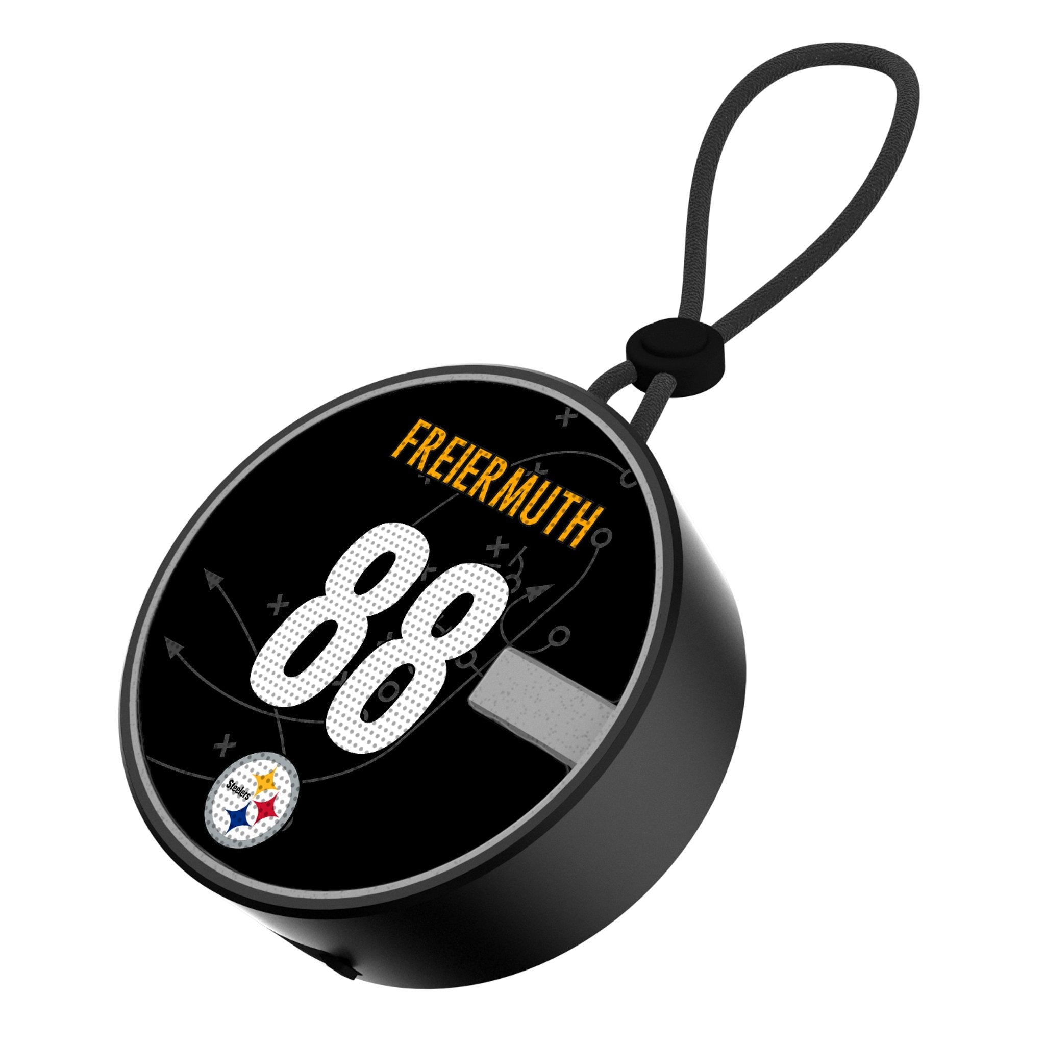 Pat Freiermuth Pittsburgh Steelers 88 Ready Waterproof Speaker - Sports Gifts, Sports Memorabilia, Sports Collectibles, Fan Shop