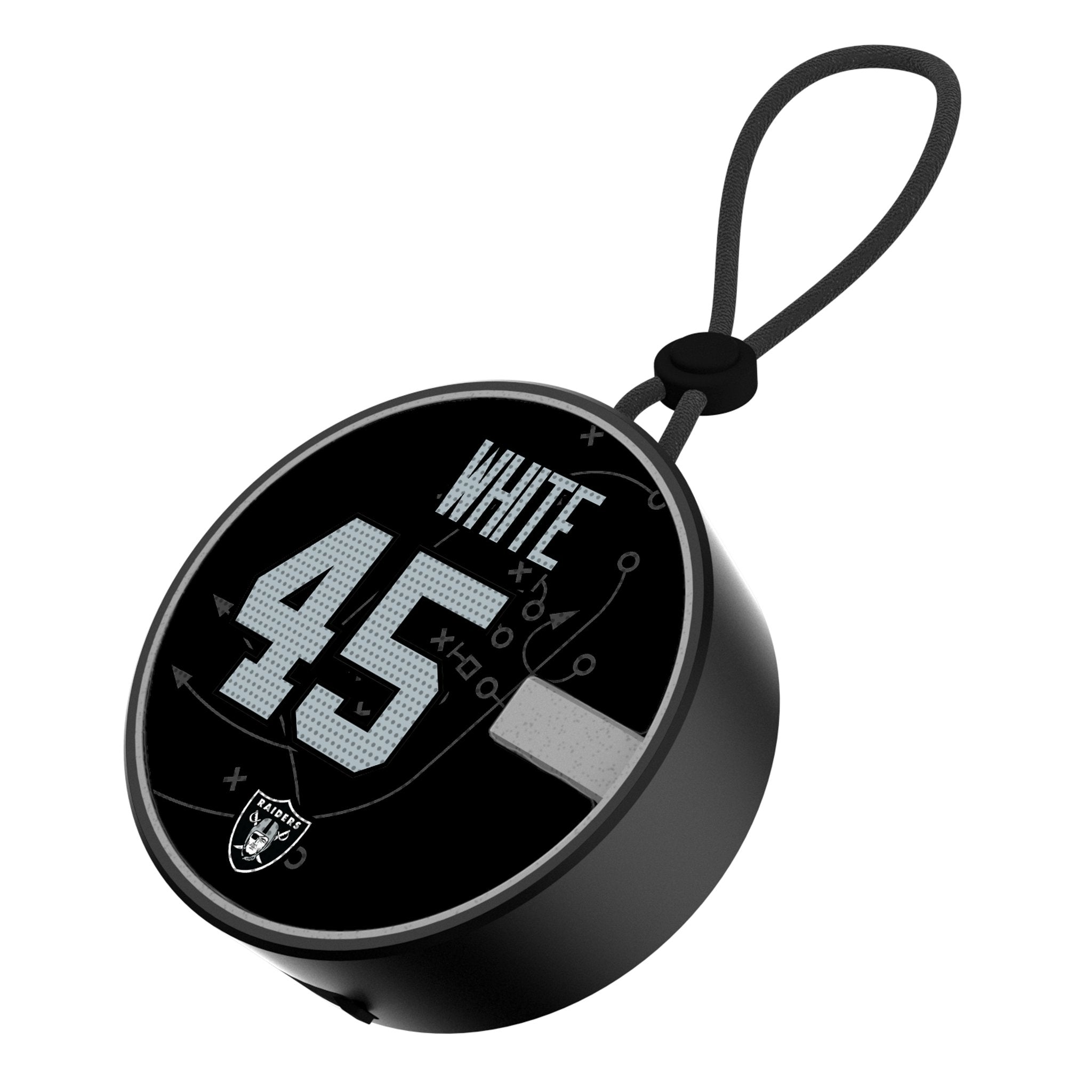 Devin White Las Vegas Raiders 45 Game Tactic Waterproof Speaker - Sports Gifts, Sports Memorabilia, Sports Collectibles, Fan Shop
