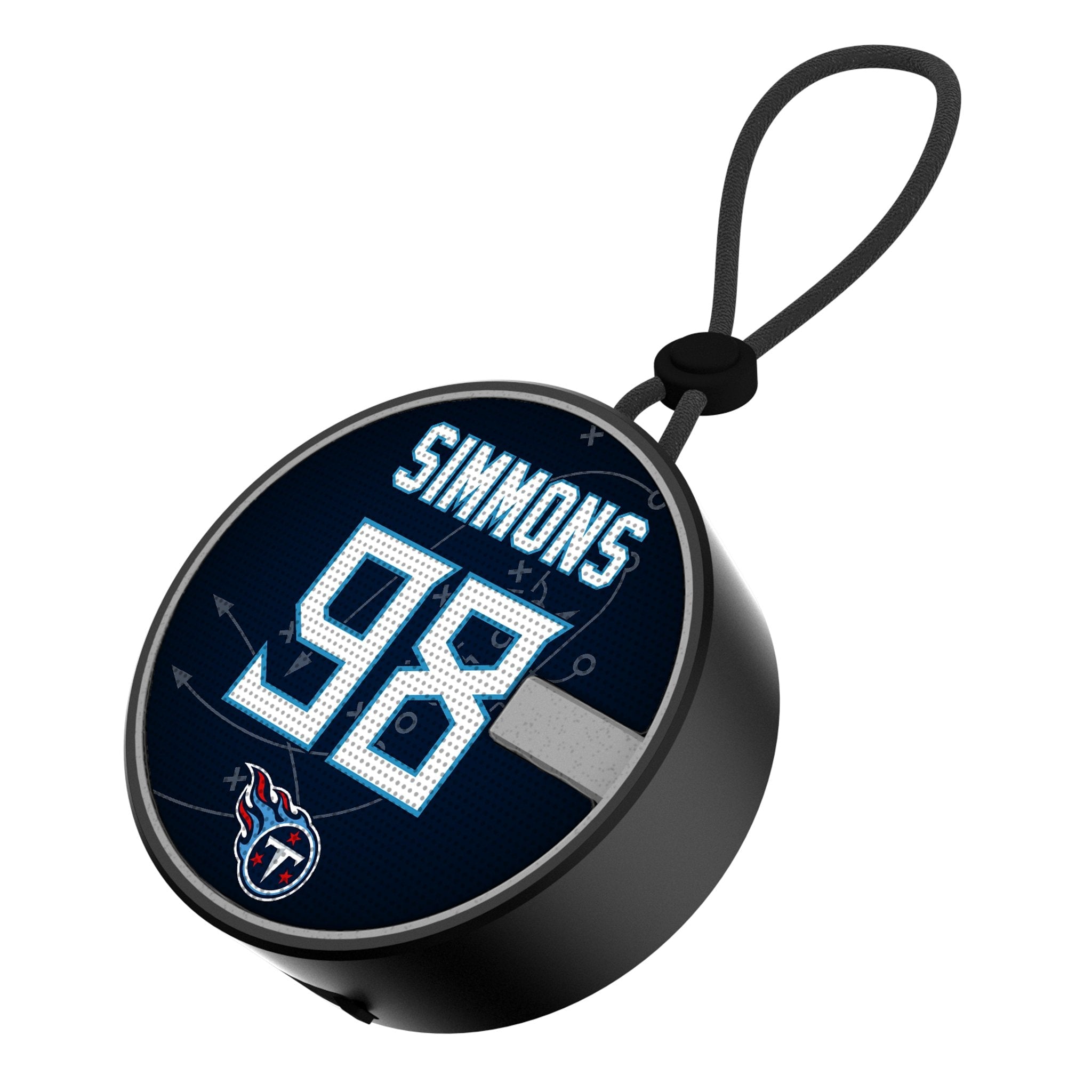 Jeffery Simmons Tennessee Titans 98 Ready Waterproof Speaker - Sports Gifts, Sports Memorabilia, Sports Collectibles, Fan Shop