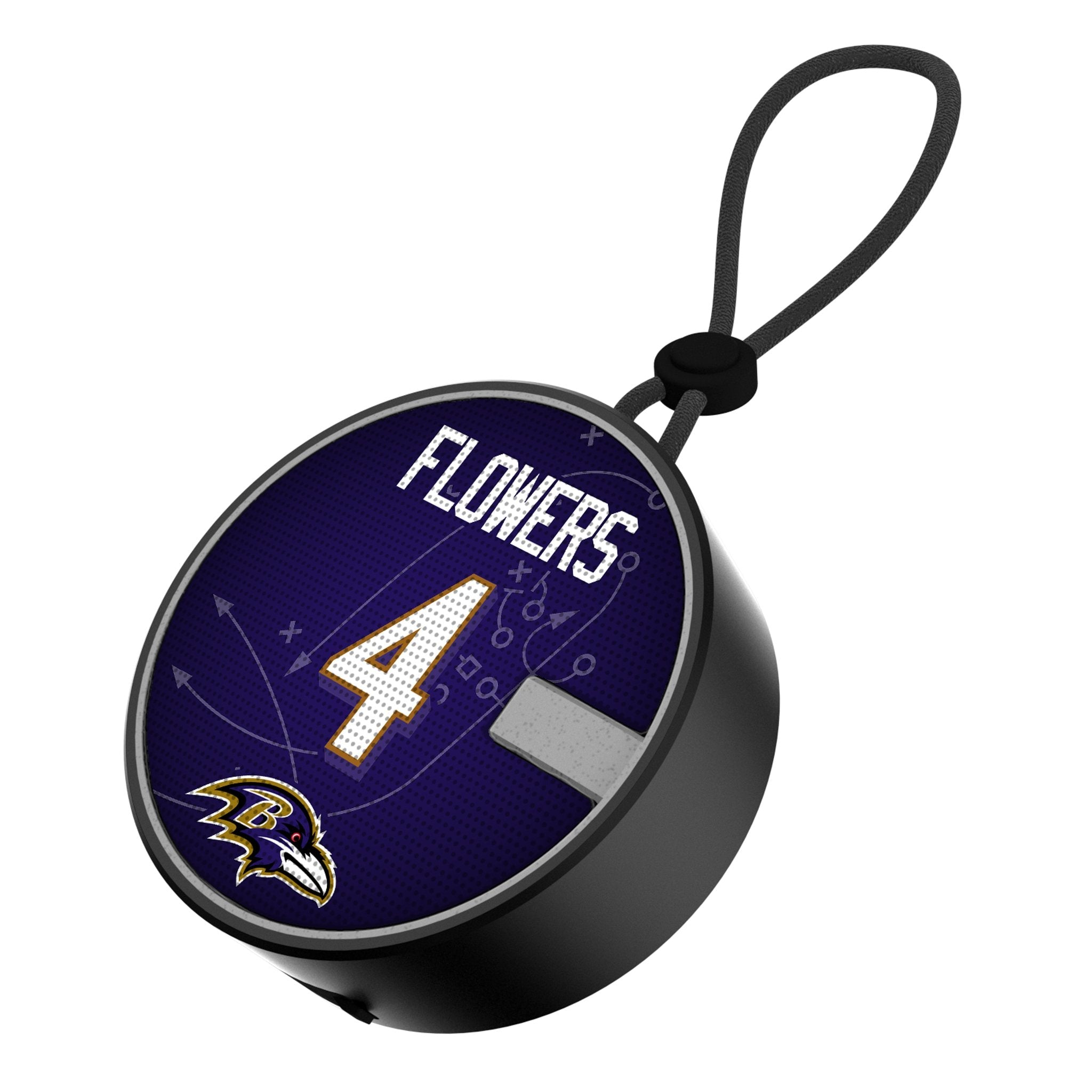 Zay Flowers Baltimore Ravens 4 Ready Waterproof Speaker - Sports Gifts, Sports Memorabilia, Sports Collectibles, Fan Shop