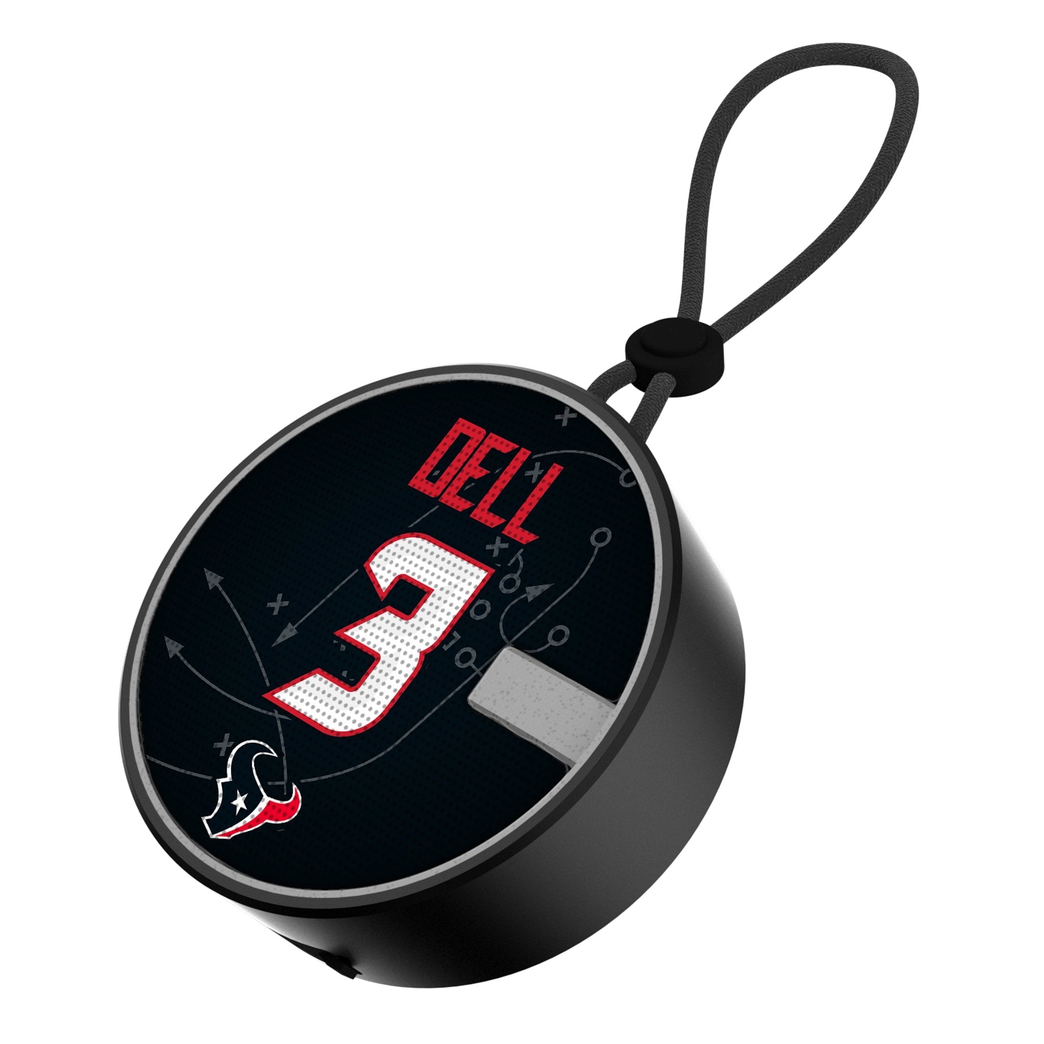 Tank Dell Houston Texans 3 Ready Waterproof Speaker - Sports Gifts, Sports Memorabilia, Sports Collectibles, Fan Shop