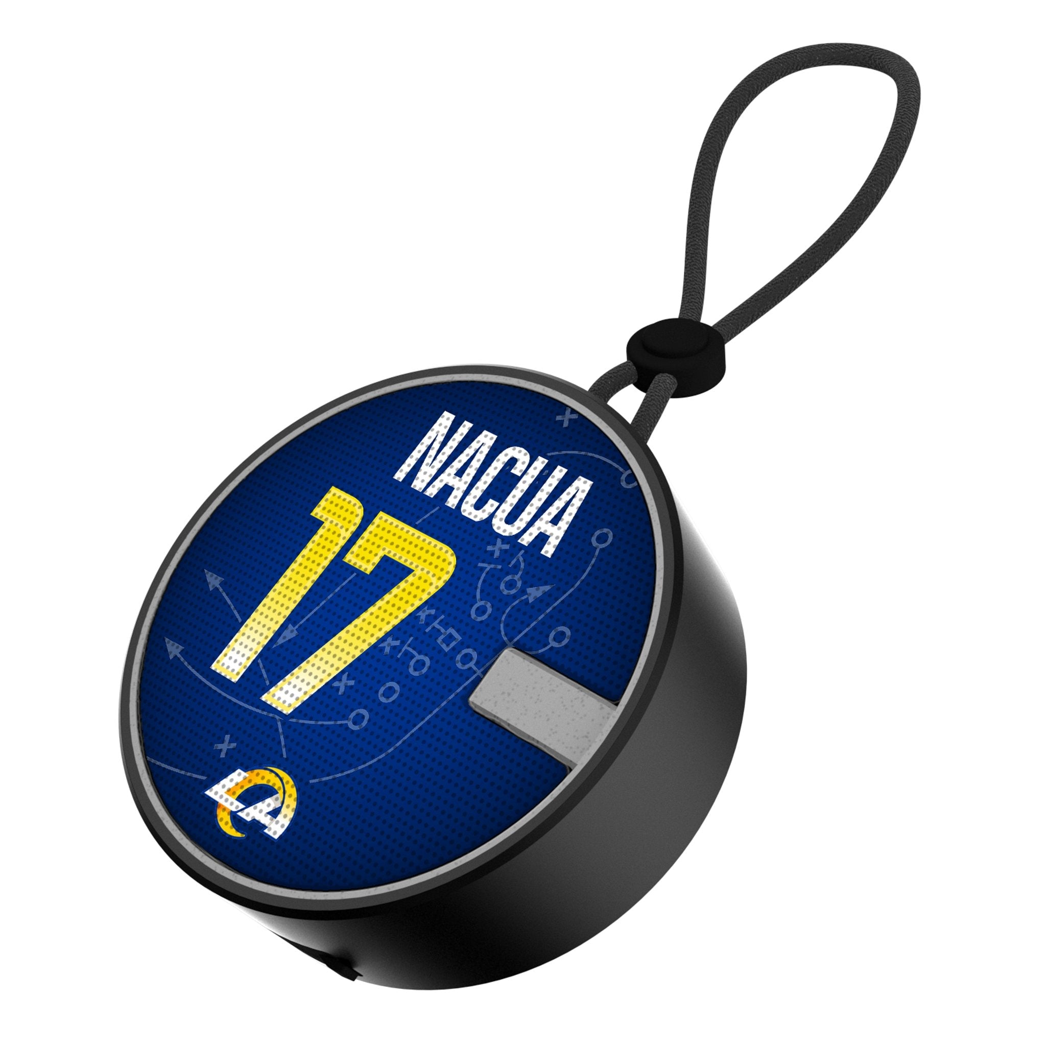 Puka Nacua Los Angeles Rams 17 Game Tactic Waterproof Speaker - Sports Gifts, Sports Memorabilia, Sports Collectibles, Fan Shop