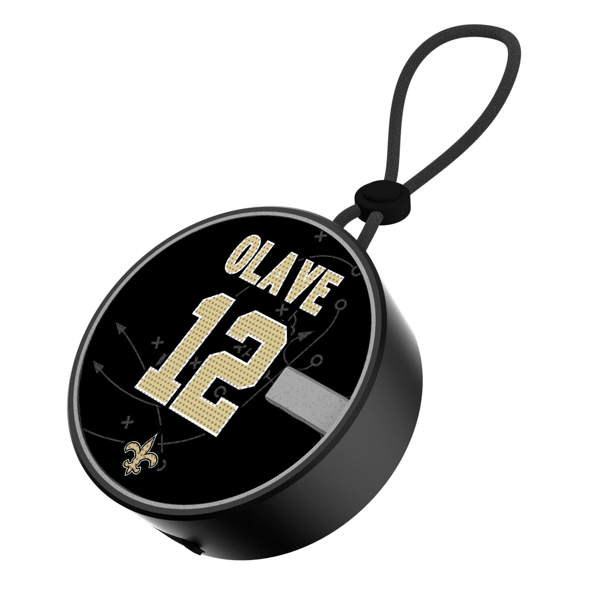 Chris Olave New Orleans Saints 12 Ready Waterproof Speaker - Sports Gifts, Sports Memorabilia, Sports Collectibles, Fan Shop
