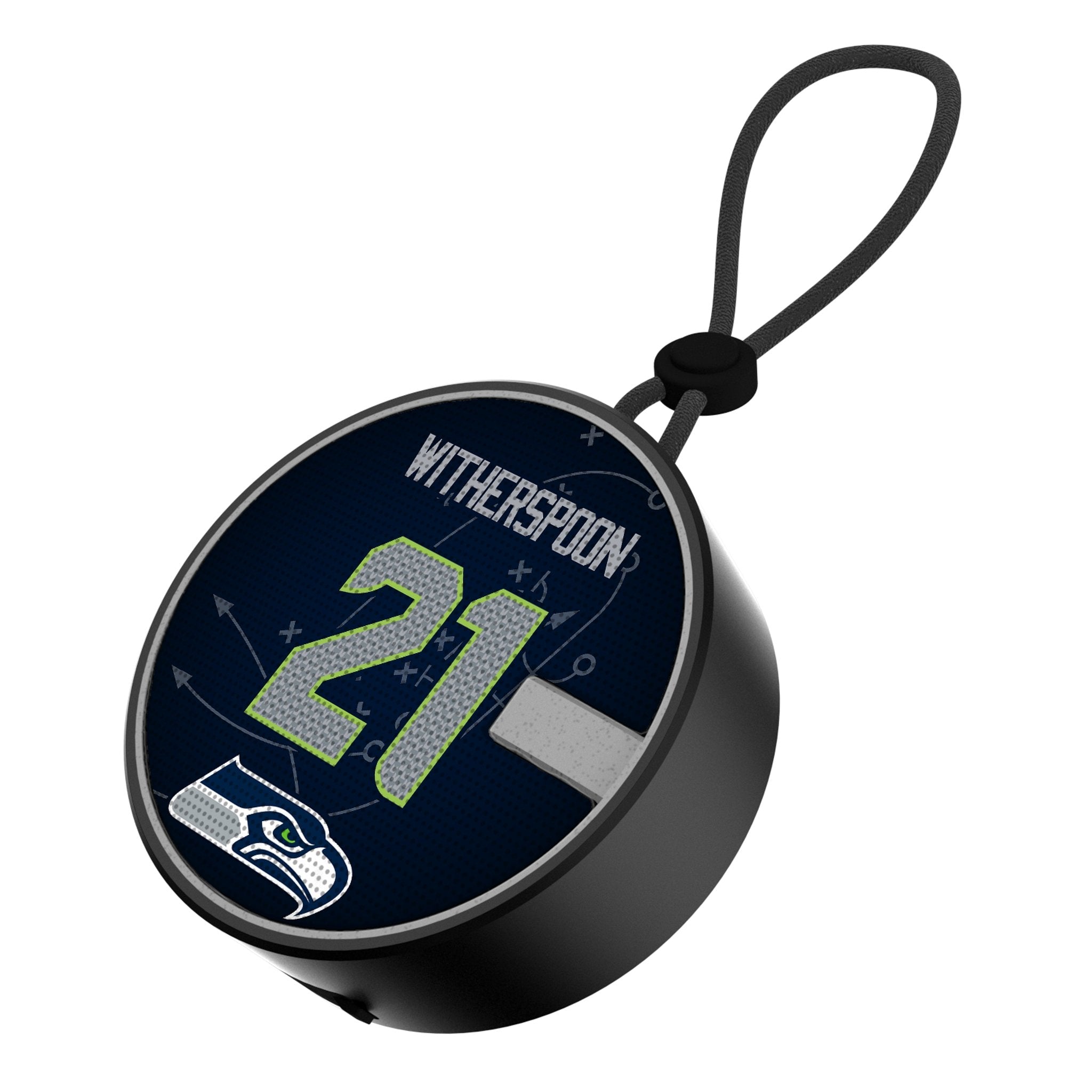 Devon Witherspoon Seattle Seahawks 21 Ready Waterproof Speaker - Sports Gifts, Sports Memorabilia, Sports Collectibles, Fan Shop