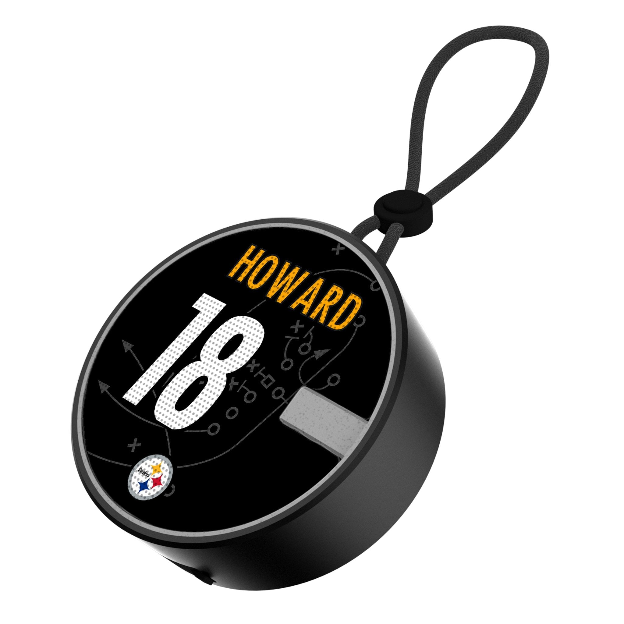Will Howard Pittsburgh Steelers 18 Game Tactic Waterproof Speaker - Sports Gifts, Sports Memorabilia, Sports Collectibles, Fan Shop