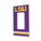 Louisiana State University Tigers Stripe Hidden-Screw Light Switch Plate - Sports Gifts, Sports Memorabilia, Sports Collectibles, Fan Shop