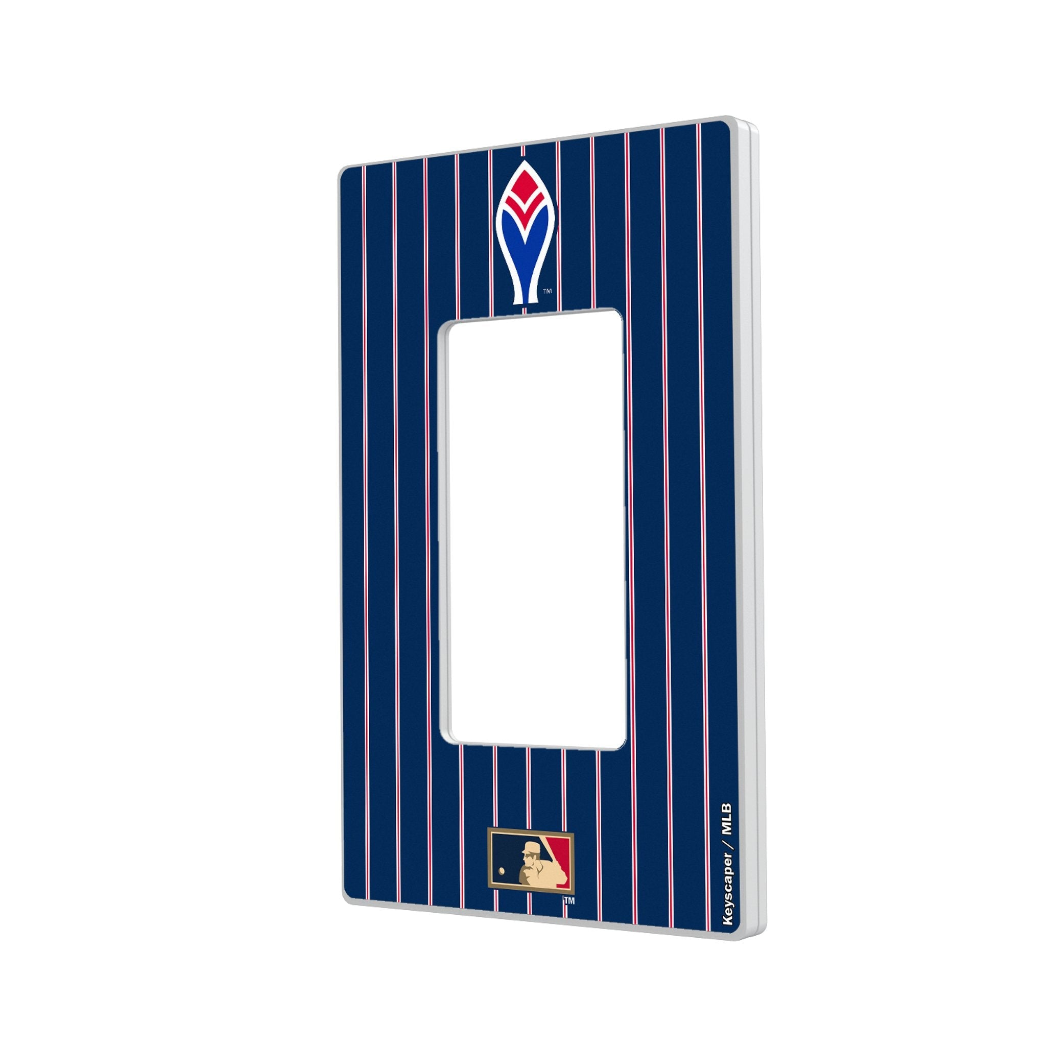 Atlanta Braves 1972-1975 - Cooperstown Collection Pinstripe Hidden-Screw Light Switch Plate - Sports Gifts, Sports Memorabilia, Sports Collectibles, Fan Shop