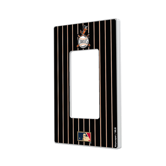 Baltimore Orioles 1954-1963 - Cooperstown Collection Pinstripe Hidden-Screw Light Switch Plate - Sports Gifts, Sports Memorabilia, Sports Collectibles, Fan Shop