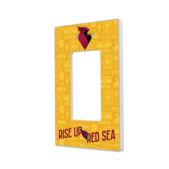 Arizona Cardinals 2024 Illustrated Limited Edition Hidden-Screw Light Switch Plate-1