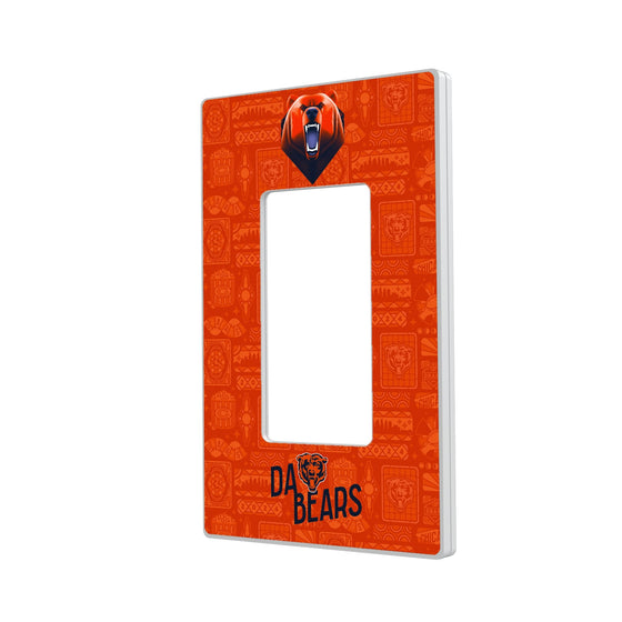 Chicago Bears 2024 Illustrated Limited Edition Hidden-Screw Light Switch Plate-1