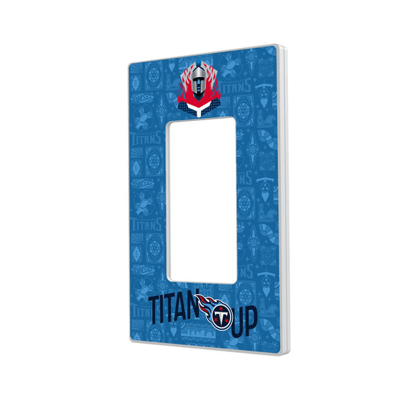 Tennessee Titans 2024 Illustrated Limited Edition Hidden-Screw Light Switch Plate-1