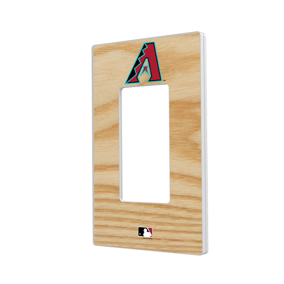 Arizona Diamondbacks Baseball Bat Hidden-Screw Light Switch Plate-1