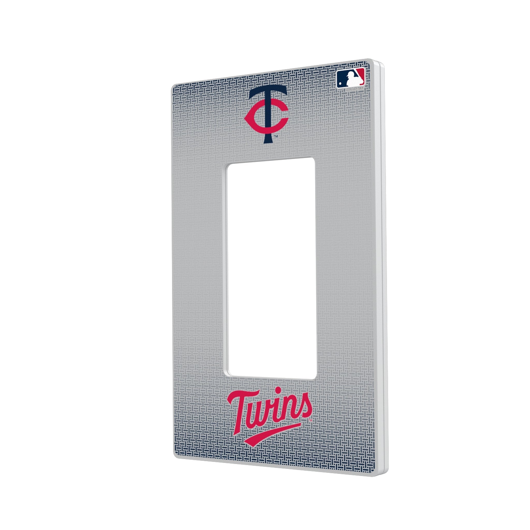 Minnesota Twins Linen Hidden-Screw Light Switch Plate - Sports Gifts, Sports Memorabilia, Sports Collectibles, Fan Shop