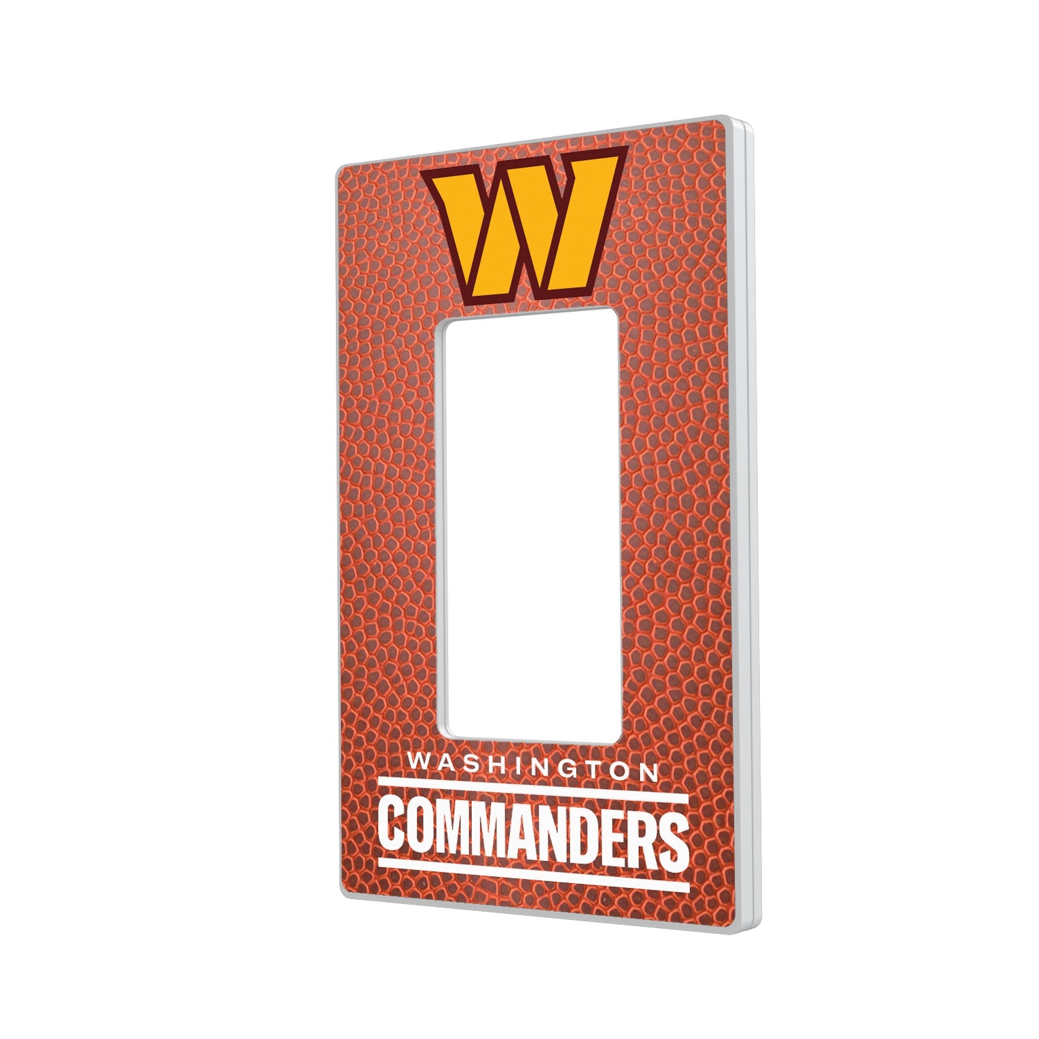 Washington Commanders Football Hidden-Screw Light Switch Plate - Sports Gifts, Sports Memorabilia, Sports Collectibles, Fan Shop