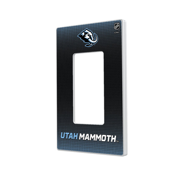 Utah Mammoth Linen Hidden-Screw Light Switch Plate - Sports Gifts, Sports Memorabilia, Sports Collectibles, Fan Shop