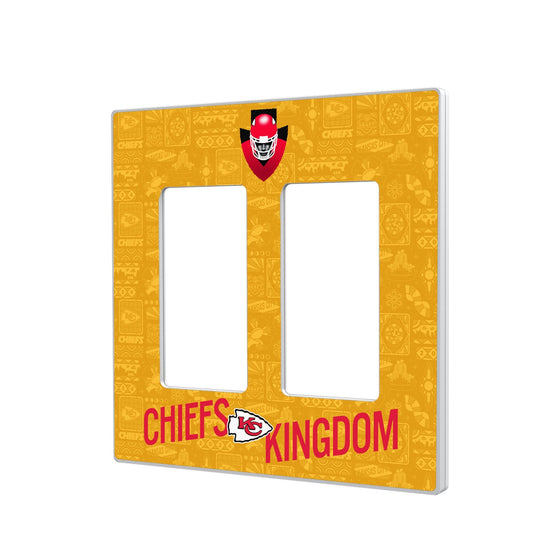 Kansas City Chiefs 2024 Illustrated Limited Edition Hidden-Screw Light Switch Plate-3