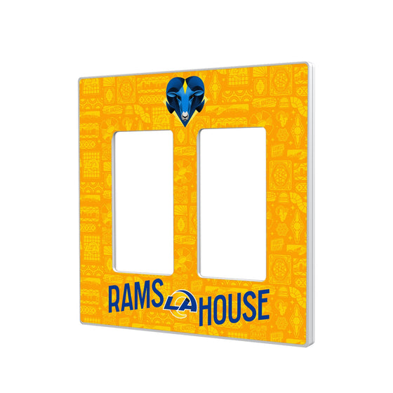 Los Angeles Rams 2024 Illustrated Limited Edition Hidden-Screw Light Switch Plate-3