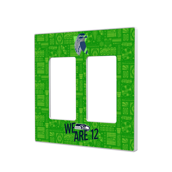Seattle Seahawks 2024 Illustrated Limited Edition Hidden-Screw Light Switch Plate-3