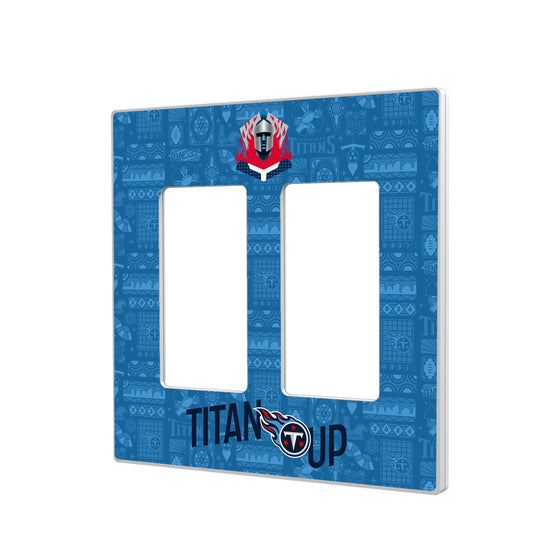 Tennessee Titans 2024 Illustrated Limited Edition Hidden-Screw Light Switch Plate-3