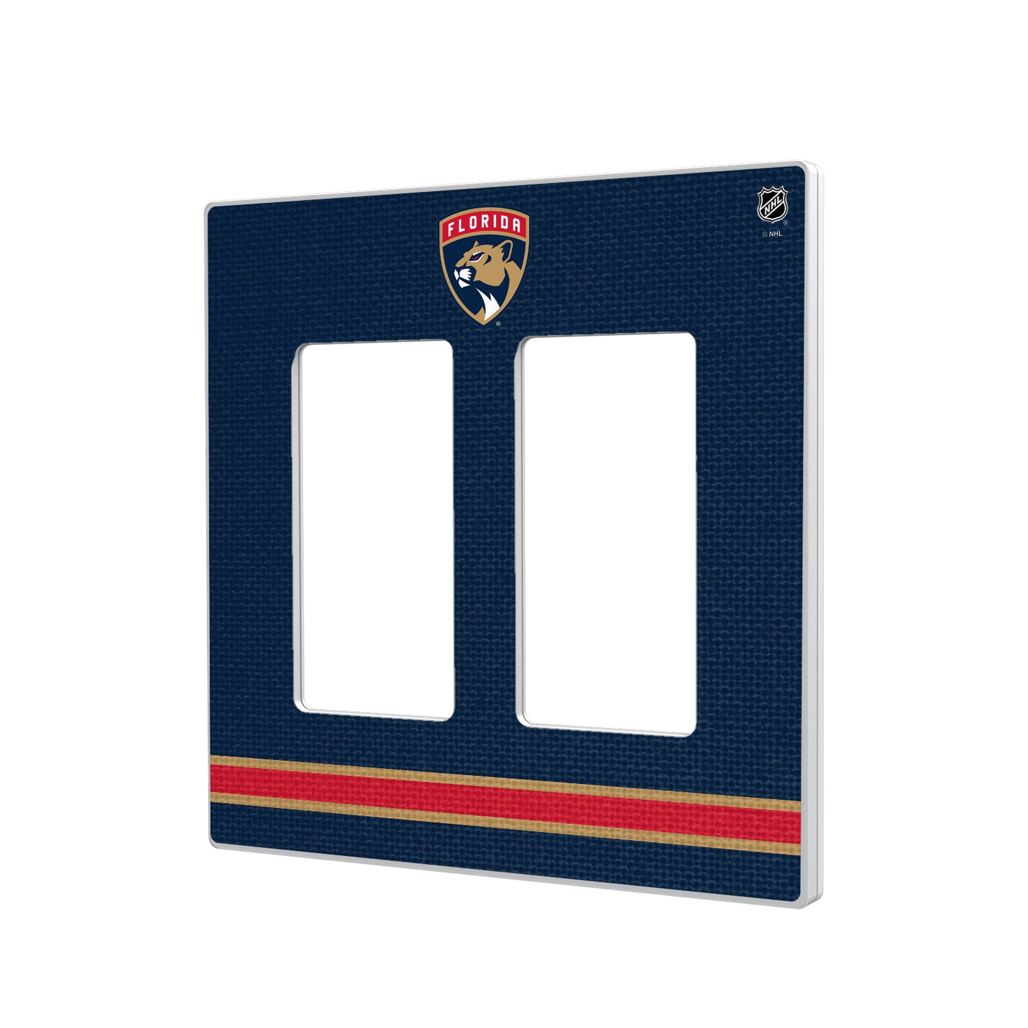 Florida Panthers Stripe Hidden-Screw Light Switch Plate - Sports Gifts, Sports Memorabilia, Sports Collectibles, Fan Shop