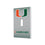 University of Miami Hurricanes Linen Hidden-Screw Light Switch Plate - Sports Gifts, Sports Memorabilia, Sports Collectibles, Fan Shop