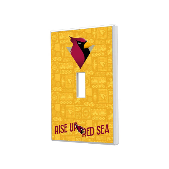 Arizona Cardinals 2024 Illustrated Limited Edition Hidden-Screw Light Switch Plate-0