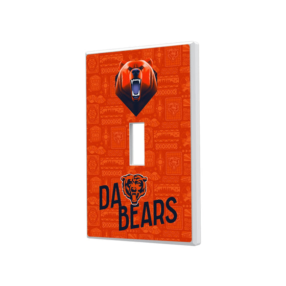 Chicago Bears 2024 Illustrated Limited Edition Hidden-Screw Light Switch Plate-0