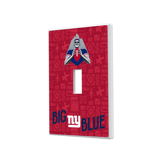 New York Giants 2024 Illustrated Limited Edition Hidden-Screw Light Switch Plate-0
