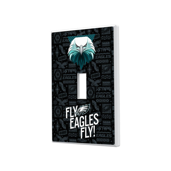 Philadelphia Eagles 2024 Illustrated Limited Edition Hidden-Screw Light Switch Plate-0