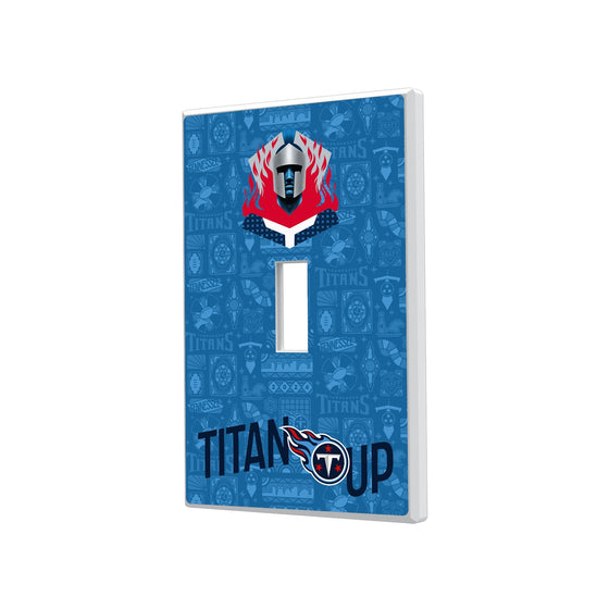 Tennessee Titans 2024 Illustrated Limited Edition Hidden-Screw Light Switch Plate-0