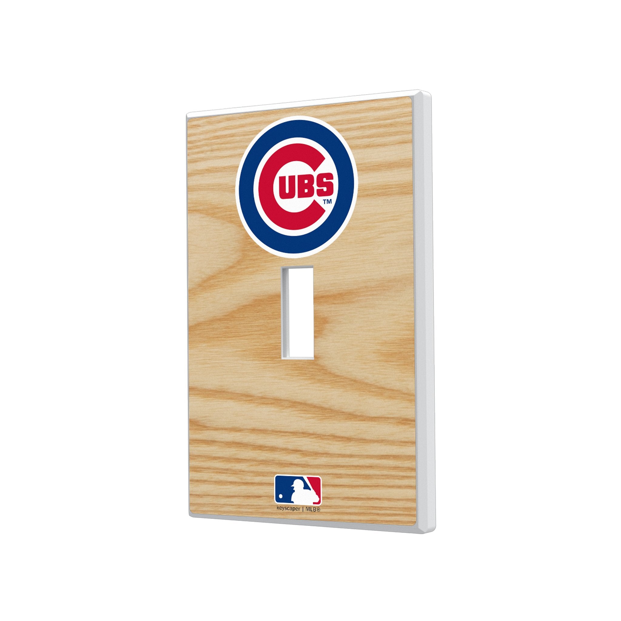 Chicago Cubs Baseball Bat Hidden-Screw Light Switch Plate - Sports Gifts, Sports Memorabilia, Sports Collectibles, Fan Shop