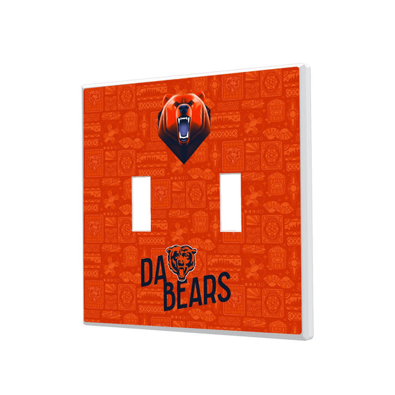 Chicago Bears 2024 Illustrated Limited Edition Hidden-Screw Light Switch Plate-2