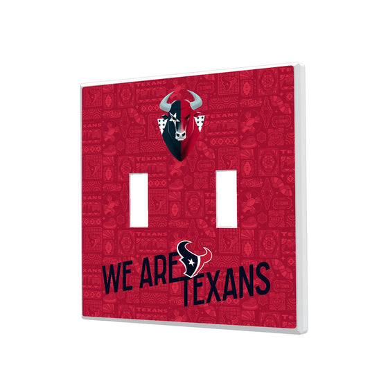 Houston Texans 2024 Illustrated Limited Edition Hidden-Screw Light Switch Plate-2