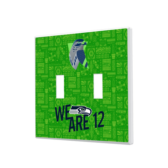 Seattle Seahawks 2024 Illustrated Limited Edition Hidden-Screw Light Switch Plate-2