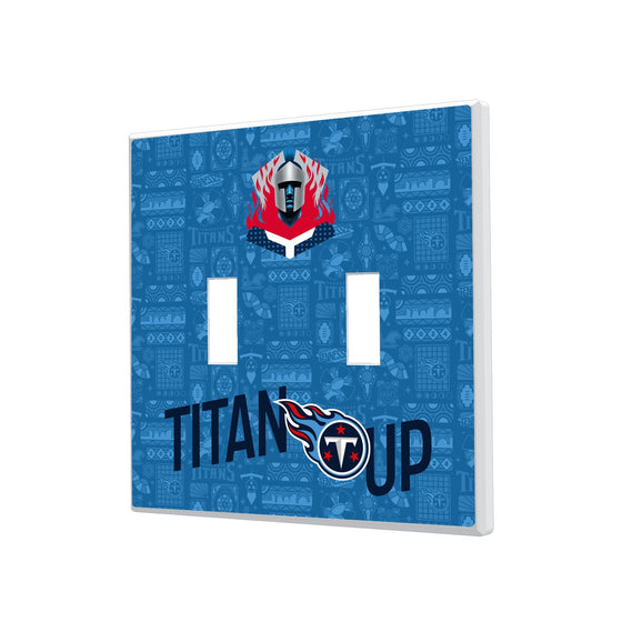 Tennessee Titans 2024 Illustrated Limited Edition Hidden-Screw Light Switch Plate-2