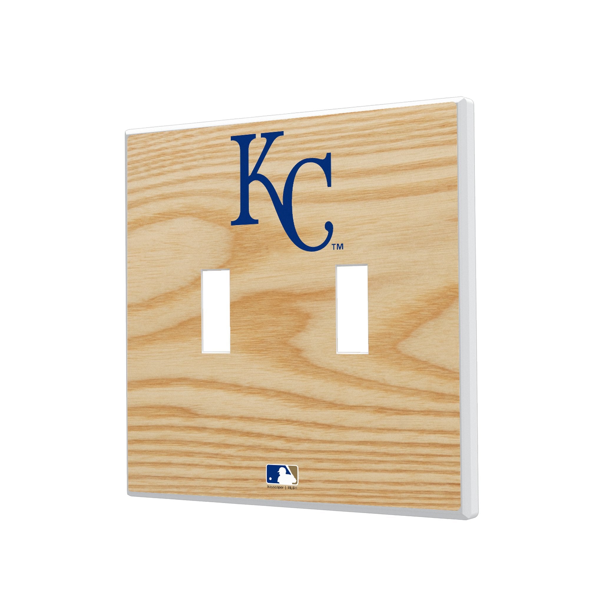 Kansas City Royals Baseball Bat Hidden-Screw Light Switch Plate - Sports Gifts, Sports Memorabilia, Sports Collectibles, Fan Shop