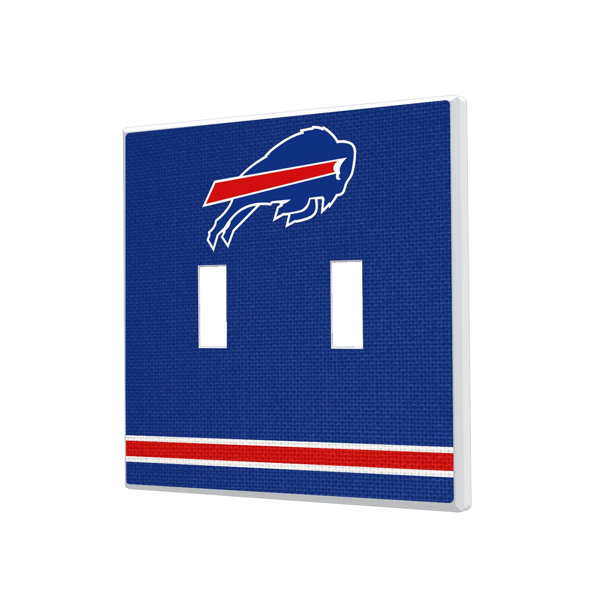 Buffalo Bills Stripe Hidden-Screw Light Switch Plate - Sports Gifts, Sports Memorabilia, Sports Collectibles, Fan Shop