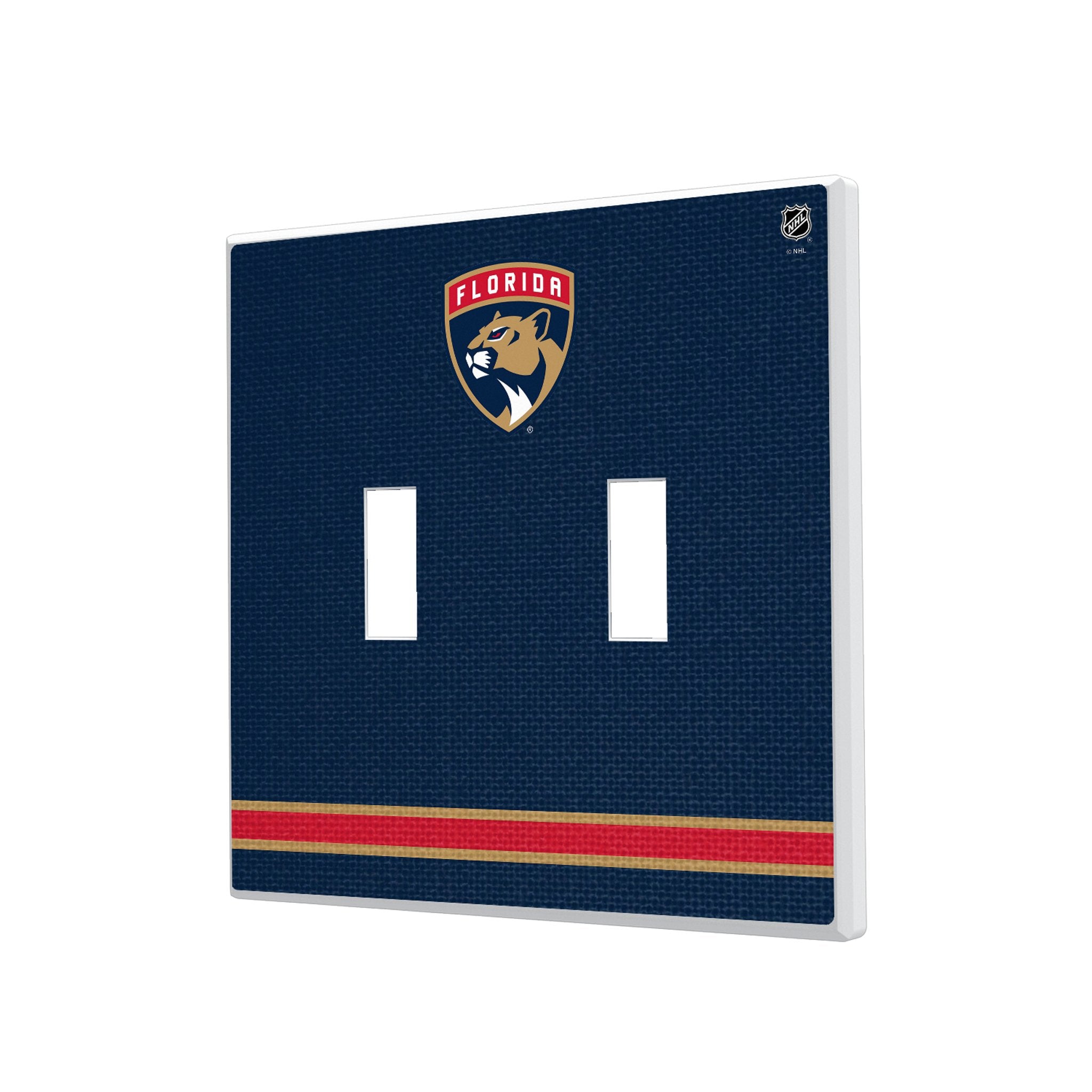 Florida Panthers Stripe Hidden-Screw Light Switch Plate - Sports Gifts, Sports Memorabilia, Sports Collectibles, Fan Shop
