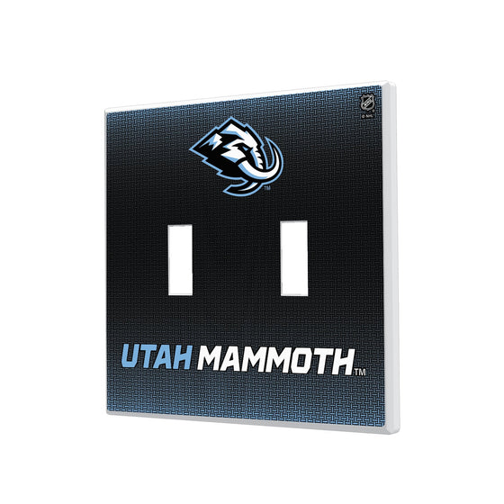 Utah Mammoth Linen Hidden-Screw Light Switch Plate - Sports Gifts, Sports Memorabilia, Sports Collectibles, Fan Shop