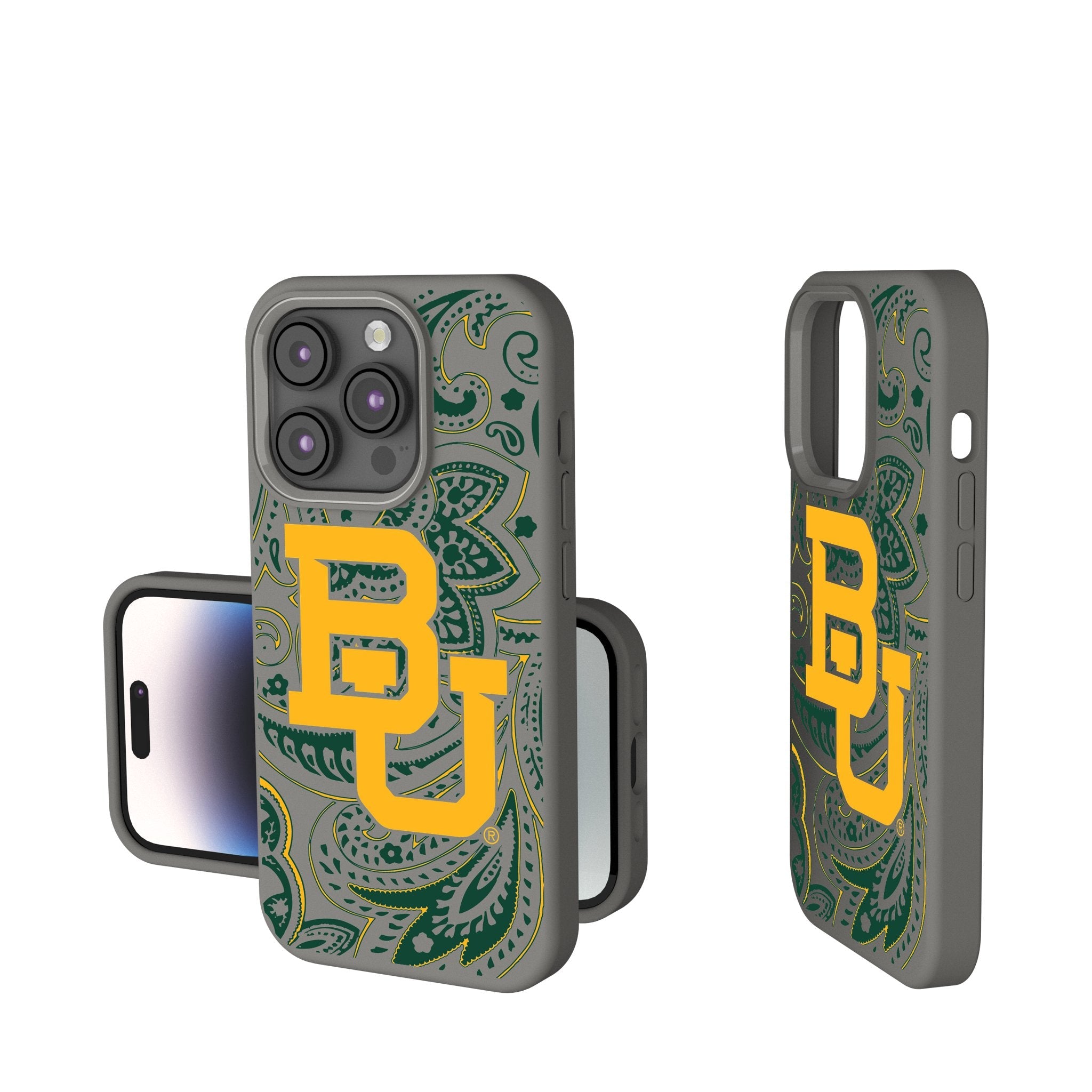 Baylor University Bears Paisley Soft Touch Phone Case - Sports Gifts, Sports Memorabilia, Sports Collectibles, Fan Shop