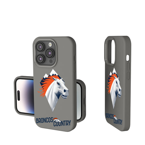 Denver Broncos 2024 Illustrated Limited Edition Soft Touch Phone Case-0