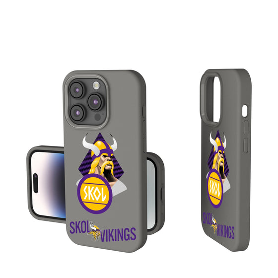Minnesota Vikings 2024 Illustrated Limited Edition Soft Touch Phone Case-0