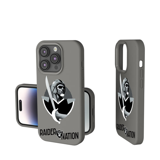 Las Vegas Raiders 2024 Illustrated Limited Edition Soft Touch Phone Case-0