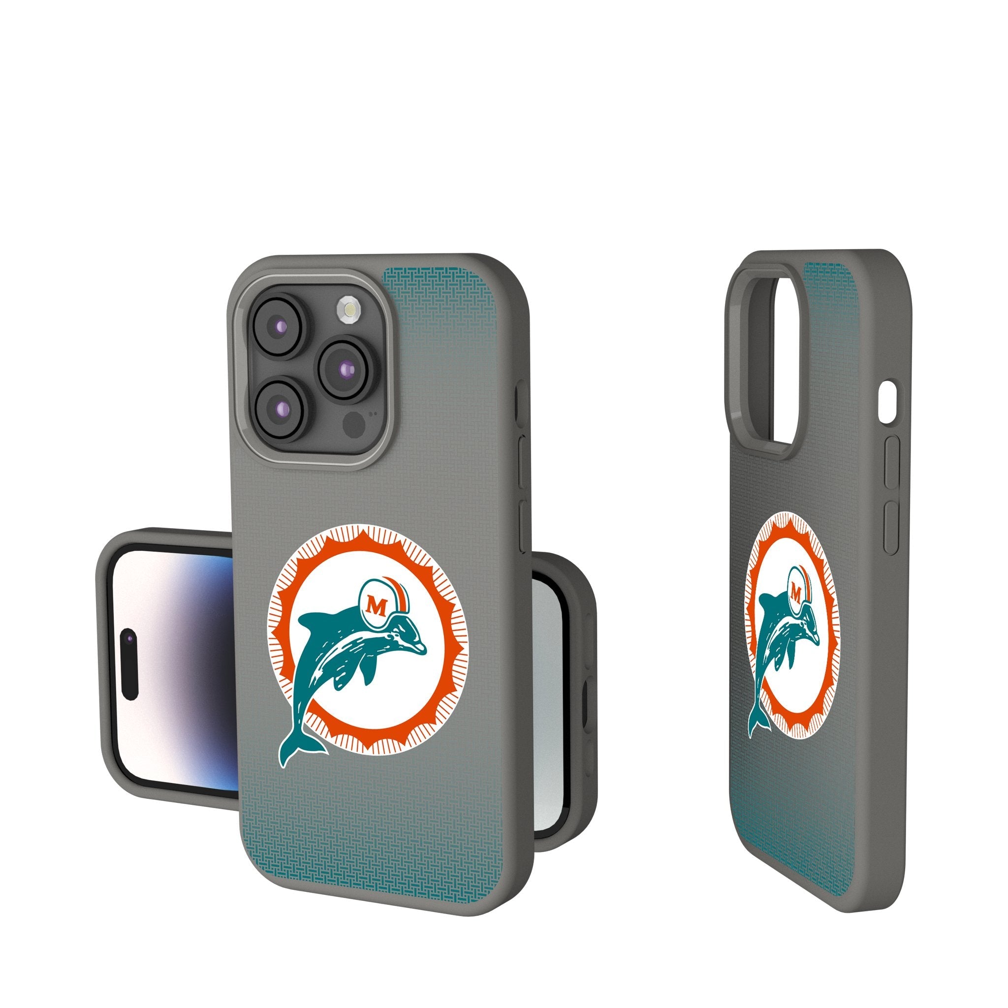 Miami Dolphins 1966-1973 Historic Collection Linen Soft Touch Phone Case - Sports Gifts, Sports Memorabilia, Sports Collectibles, Fan Shop