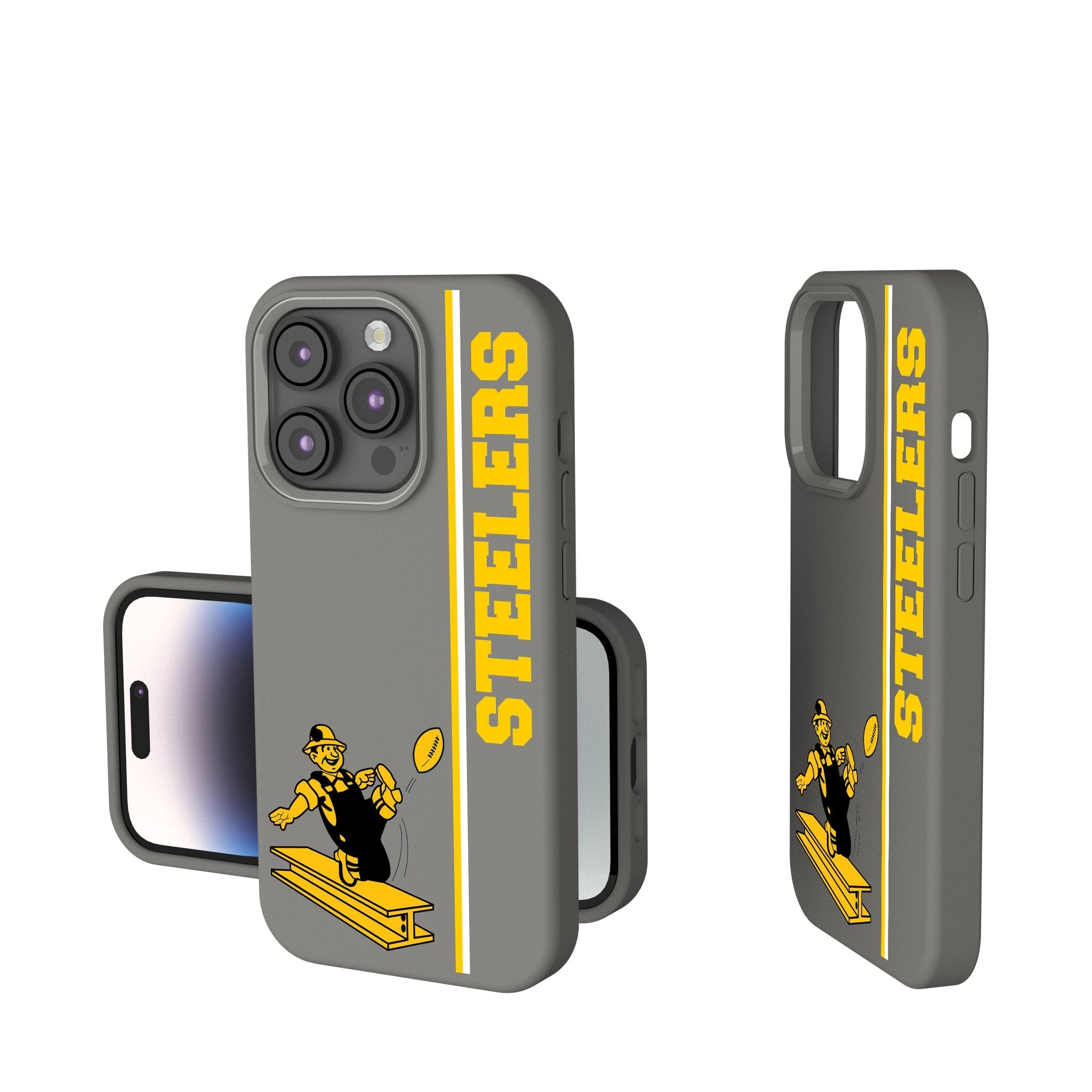 Pittsburgh Steelers 1961 Historic Collection Sidebar Soft Touch Phone Case - Sports Gifts, Sports Memorabilia, Sports Collectibles, Fan Shop